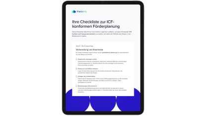 Checkliste zur ICF-konformen Förderplanung