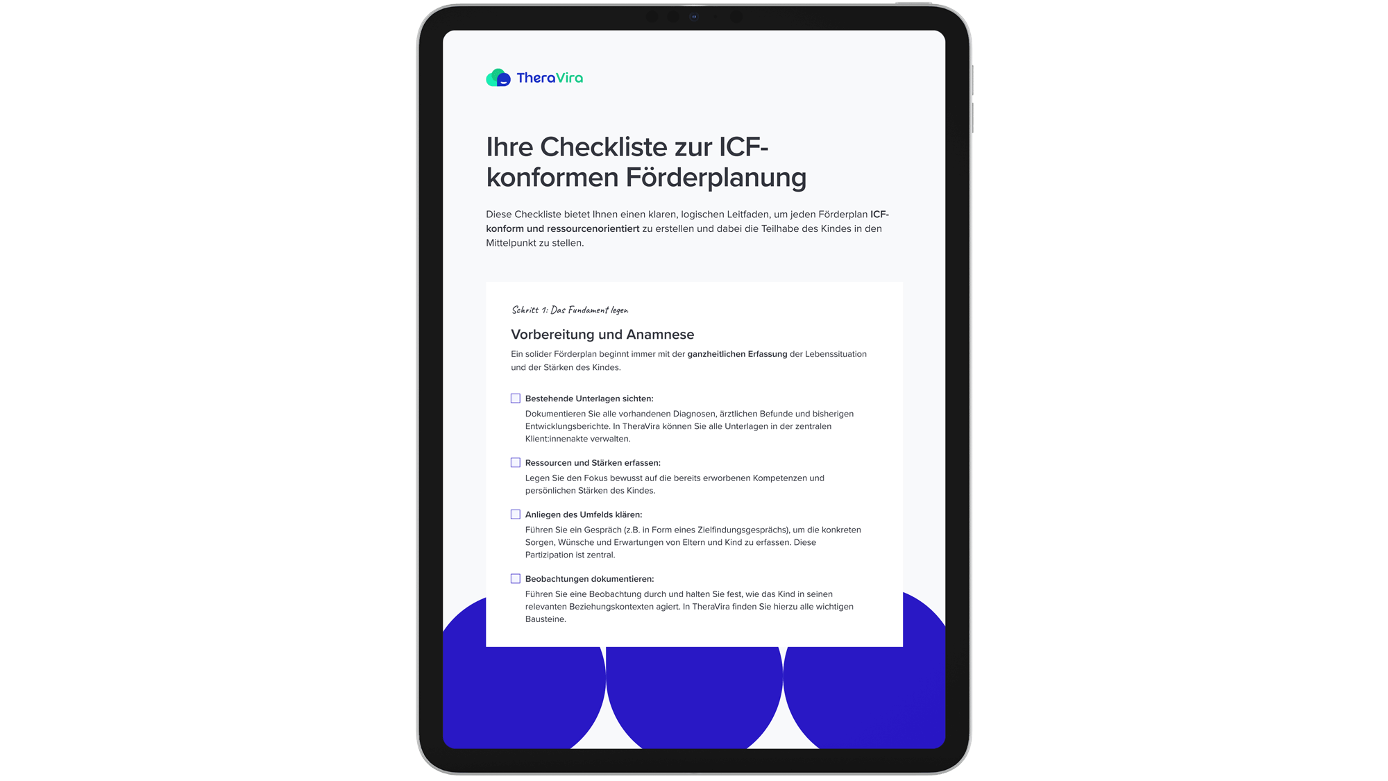 Checkliste ICF